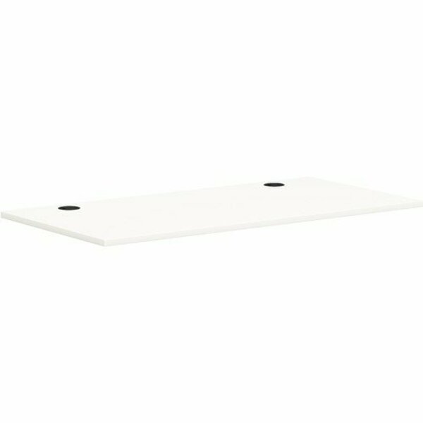 The Hon Co Worksurface, Rectangle, 60inx30in, Simply White HONPLRW6030LP1